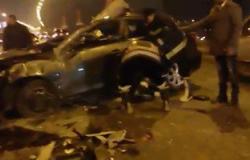مصرع شاب وإصابة آخر فى حادث سقوط دراجة بخارية بحفرة على طريق القاهرة-الفيوم