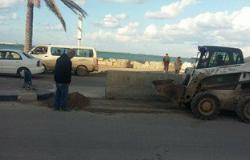 بالصور.. إيقاف أعمال بناء 4 عقارات مخالفة غرب الإسكندرية