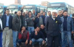 بالصور .. استمرار إضراب سائقى هيئة النقل العام بالإسكندرية