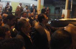 وزير الصحة ومحافظا شمال سيناء والشرقية يتقدمون جنازة المسعف رضا شحاتة