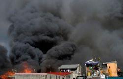 بالصور.. حريق هائل يندلع فى عدة مبانى سكانية بالعاصمة الفلبينية مانيلا