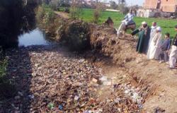 بالصور.. غرق منازل قرية نعيم بسبب المياه الجوفية فى بنى سويف