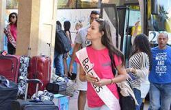 بالصور.. ملكات جمال العالم يغادرن الأقصر إلى الإسكندرية