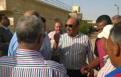 رئيس شركة مياه القناة يتابع مشكلات قرى مركز فايد بالإسماعيلية