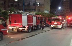 الدفع ب 16 سيارة لإخماد حريق اندلع  فى استديو بمدينة السينما فى الهرم