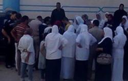 تظاهر هيئات التمريض بمستشفيات جامعة الإسكندرية لعدم صرف مكافأة الامتحانات