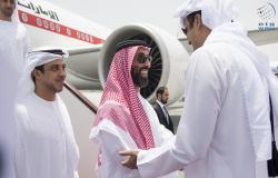 بالصور: محمد بن زايد يصل الدوحة في زيارة أخوية