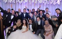 أشرف عبد الباقي وروجينا ومحمد إمام وسارة سلامة في زفاف ؤس ؤس