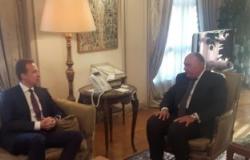 وزير خارجية النرويج يغادر القاهرة بعد لقاء الرئيس السيسى