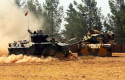 الجيش التركى: إصابة 117 عنصرا من داعش بشمال سوريا